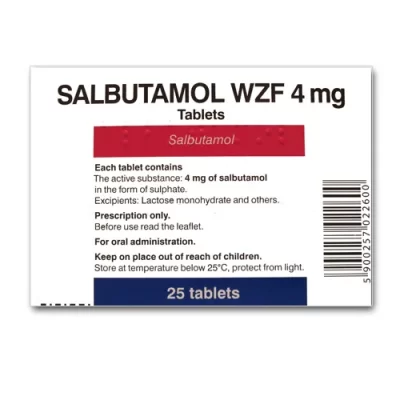 Salbutamol 40 mcg- 25 tabs