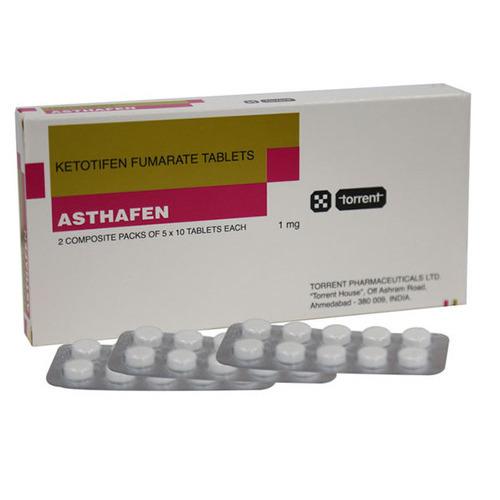 Asthafen Ketotifen 1mg Tablet