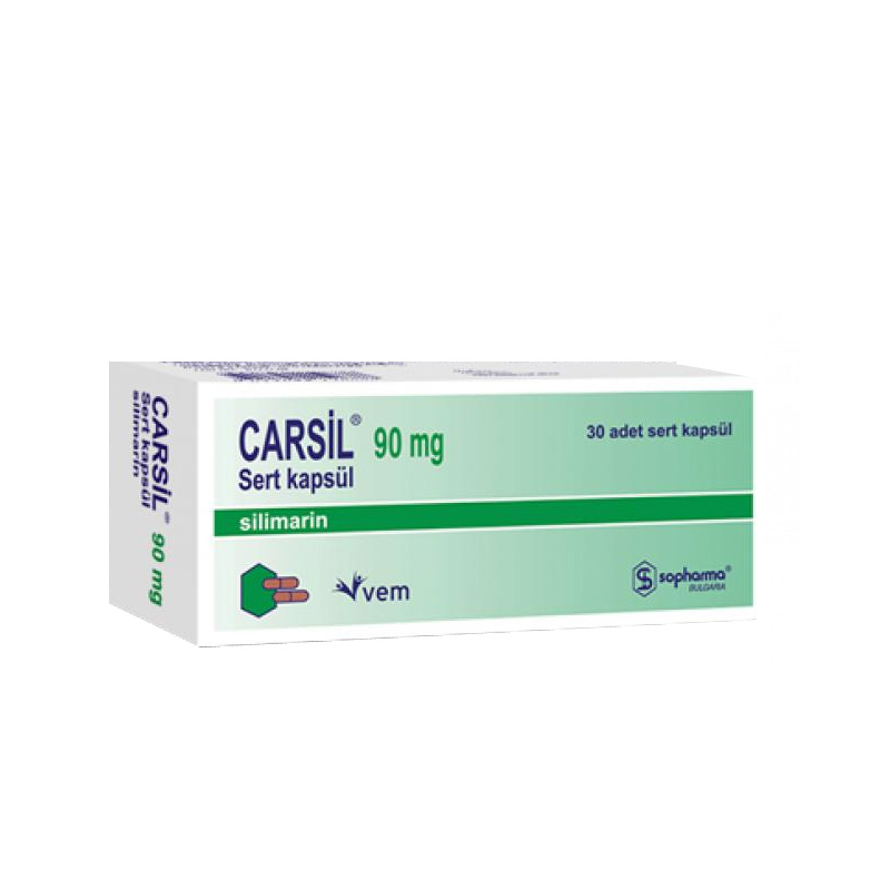Acheter en Ligne CARSIL 90 mg Silymarine de SOPHARMA en Vente