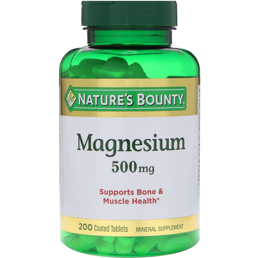 Nature's Bounty Magnesium Tablets, 500mg, 200 Ct Review