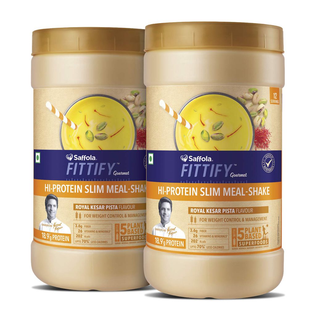 Saffola FITTIFY Gourmet Hi Protein Slim Meal-Shake Review