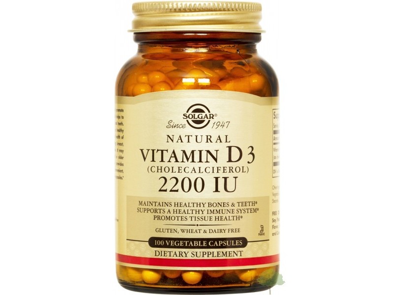 Solgar Vitamin D3 Cholecalciferol 2200 IU 55 mg Vegetable Capsules Review