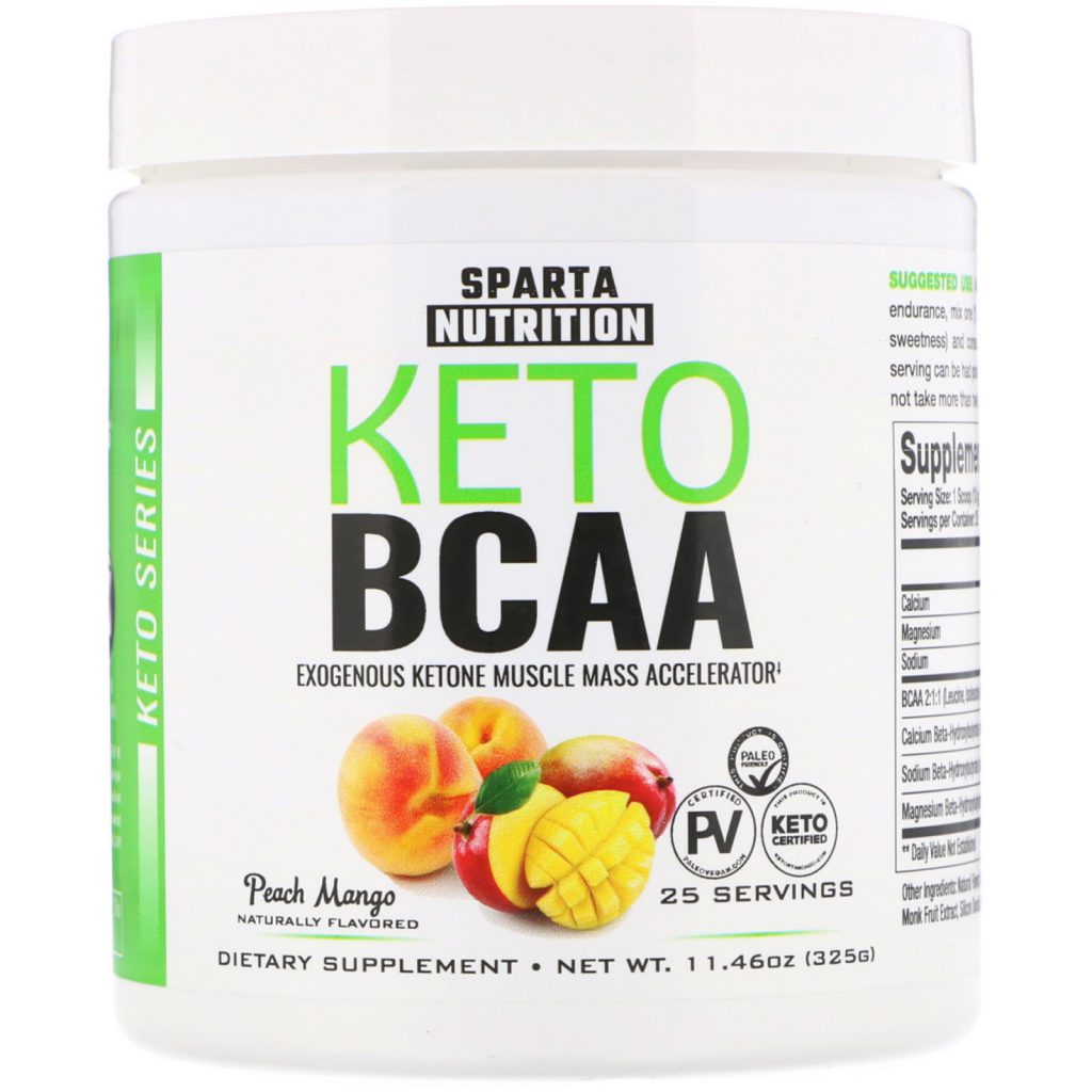 Sparta Nutrition Keto BCAA , 25 Servings Peach Mango Review