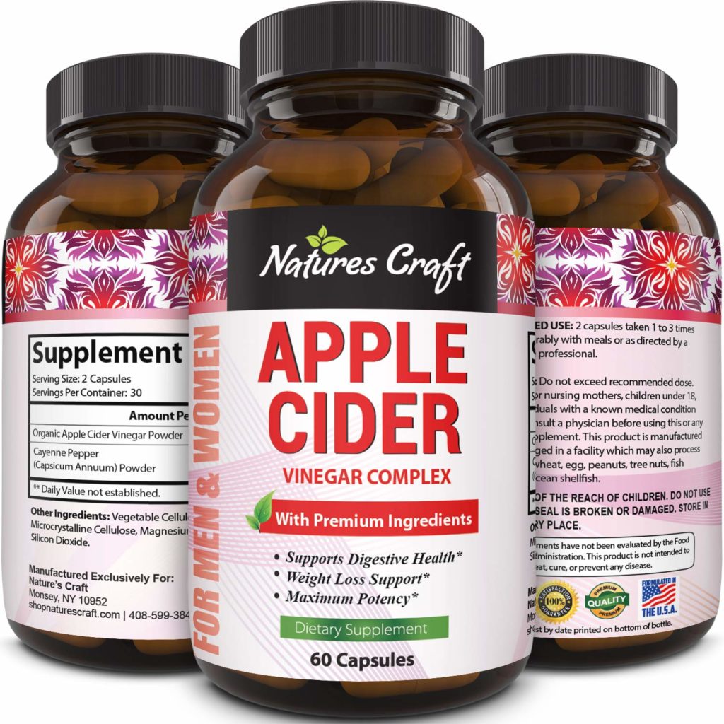 Apple Cider Vinegar Pills - For Weight Loss 1000 MG Review